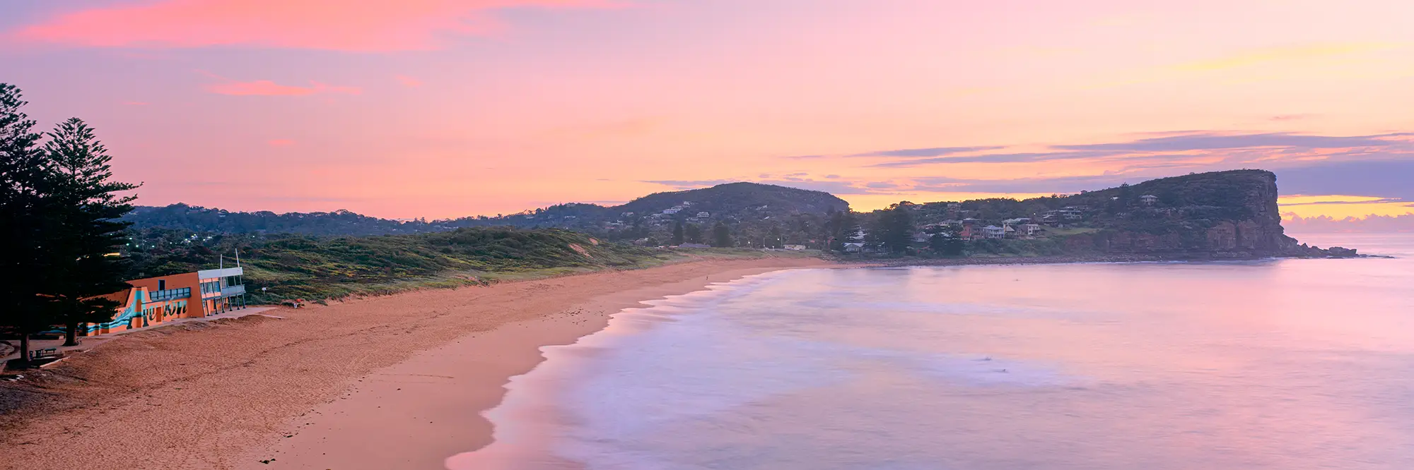 Avalon Beach Panoramic Sunrise Photo - Fine Art Images