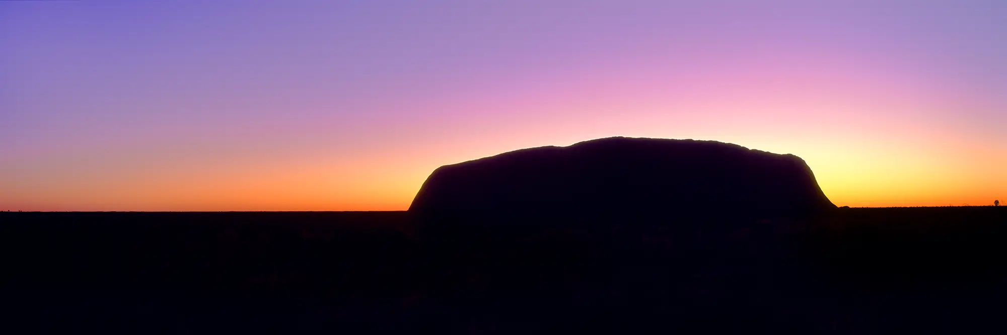 Sihouette Photos Uluru Ayres Rock Northern Territory Images Sunrise