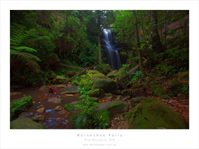 Horseshoe Falls, Hazelbrook, Blue Mountains, NSW Matt Lauder Gallery