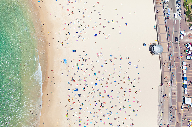 Bondi Beach Aerial Photography Images