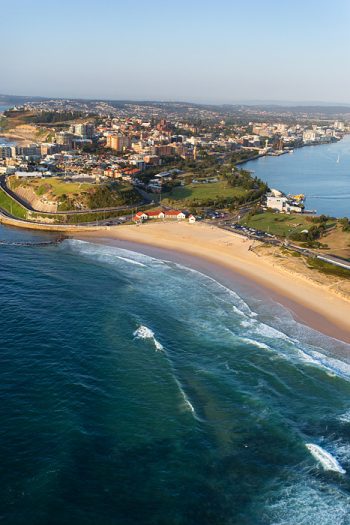 Nobbys Beach Surf Club Aerial Photo Images