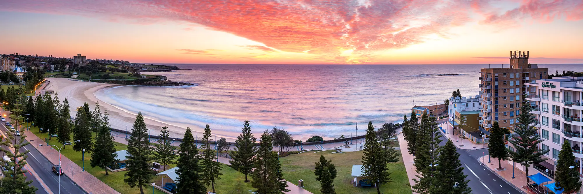 Coogee Beach Red Dawn Sunrise Images
