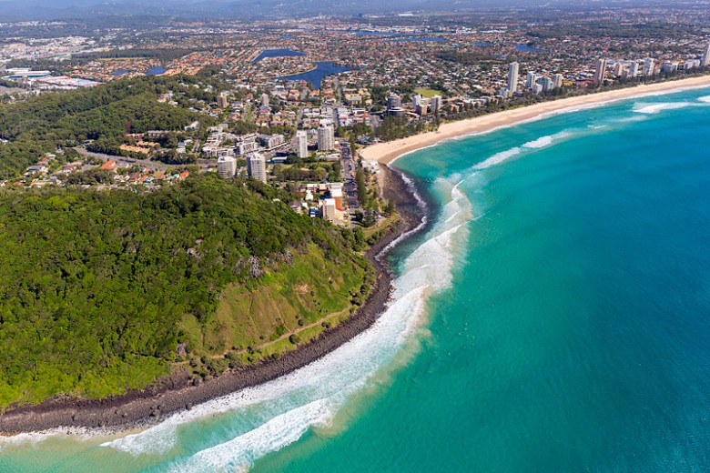 Burleigh Headland Photos Gold Coast Aerial