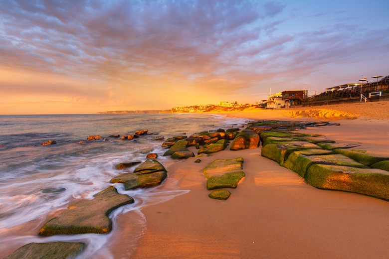 Bar Beach Sunrise Landscape Photos Newcastle Dawn