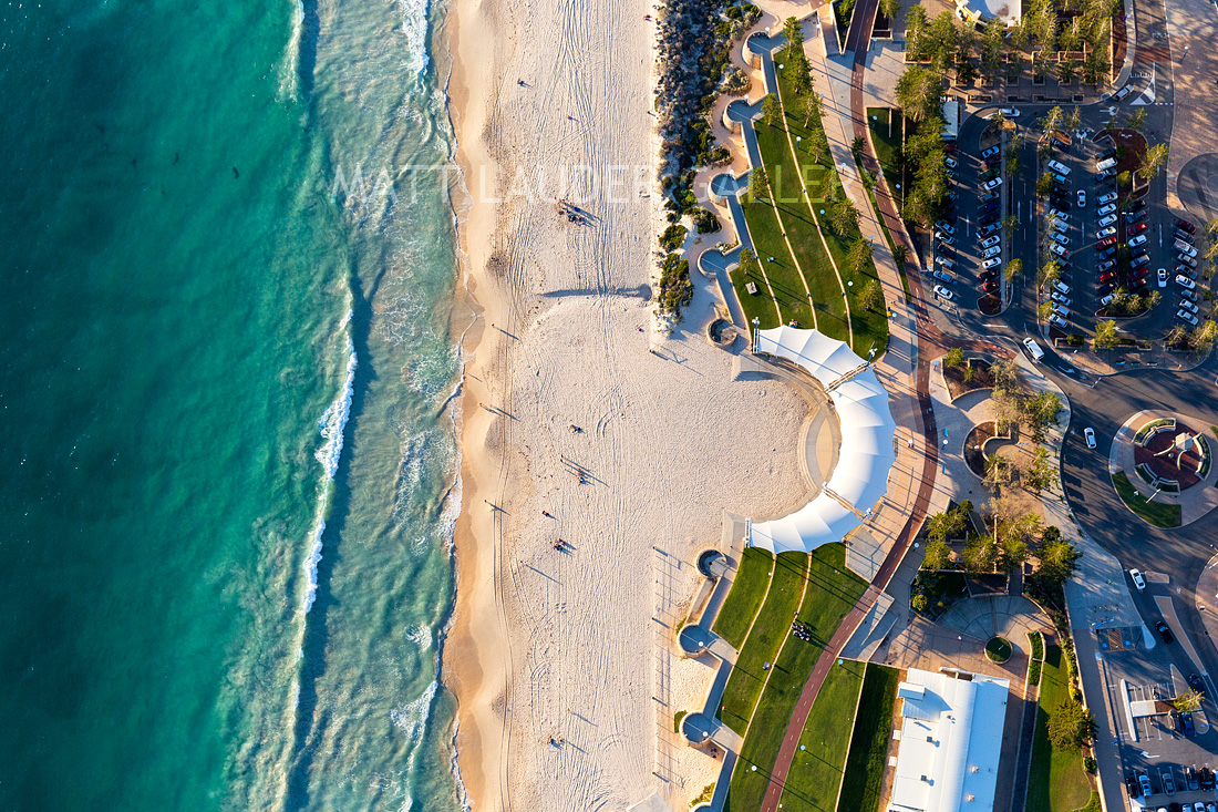 Scarborough Beach Sunset Aerial Photos Perth