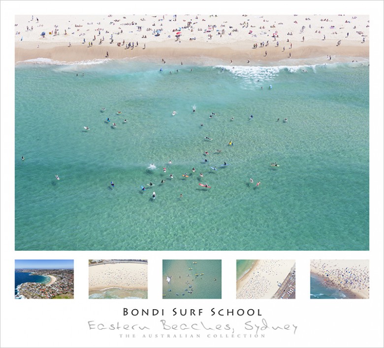 Bondi Surf School Wall Poster