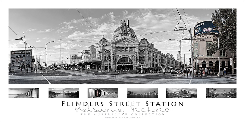 Flinders Street Station Wall Poster Series