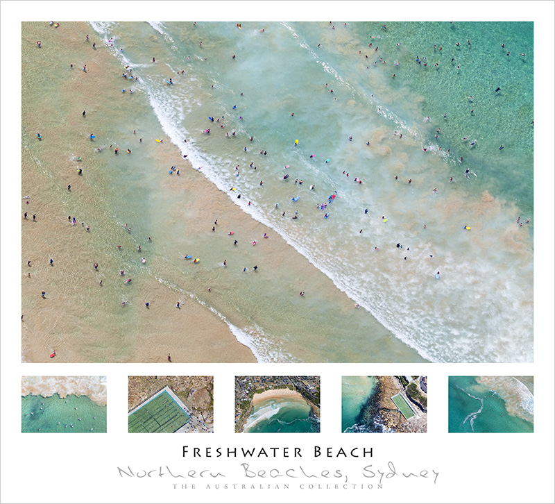 Freshwater Beach Wall Poster
