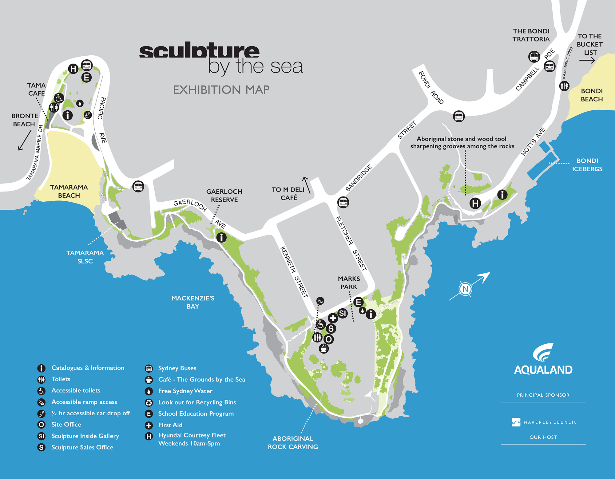 Sculpture By The Sea 2016 Map