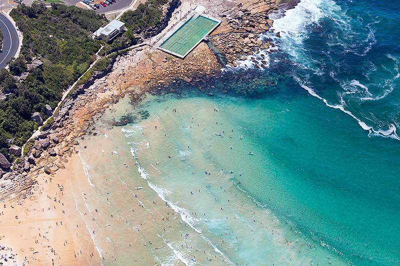  Freshwater Beach Baths Aerial Images Harbord Beach Sydneys North