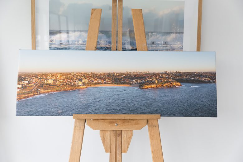 50 inch wide panoramic canvas coogee beach