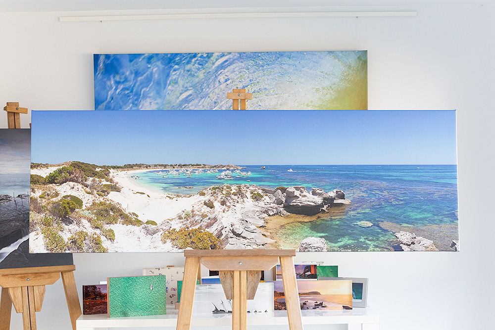 Longreach Bay Rottnest Island 70 inch wide Stretched Canvas Photo