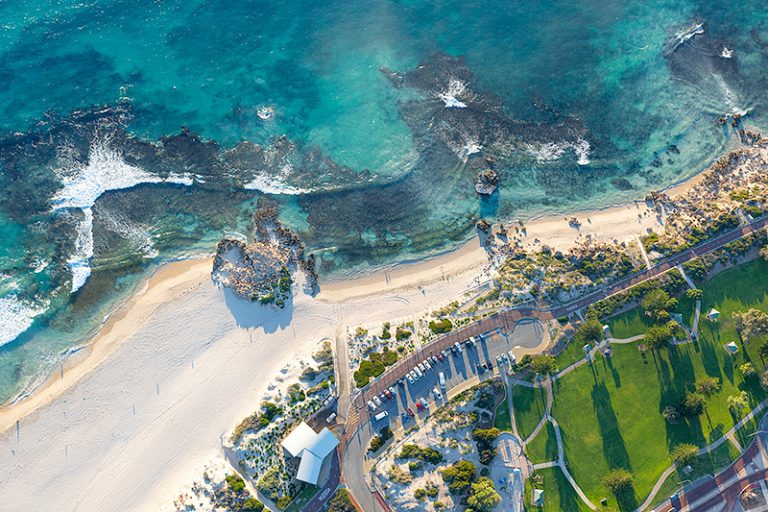 Trigg Beach Aerial Photos Perth Beaches Landscape Images Afternoon