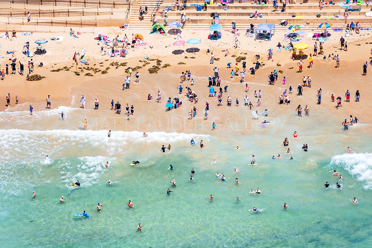 Dee Why Beach Aerial Landscape Photos Canvas