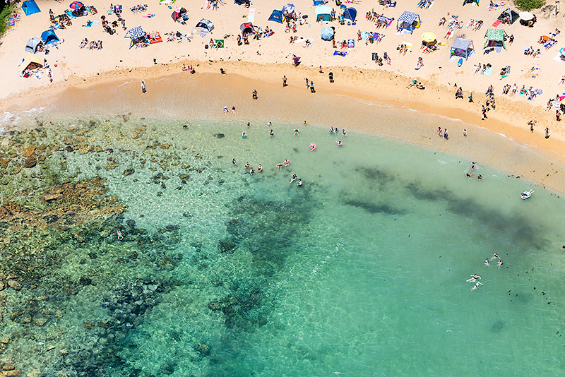 Little Bay Beach Aerial Prints Sydney