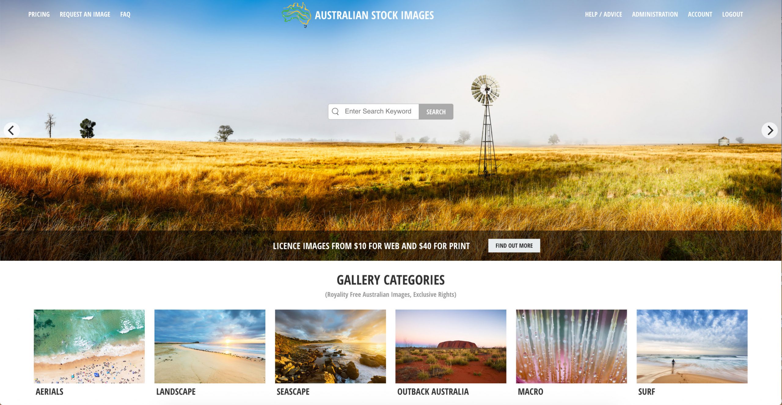 The Australian Stock Images Website